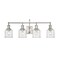 Z-Lite Bryant 4 Light Vanity, Brushed Nickel And Clear Seedy 734-4V-BN - alternate 5